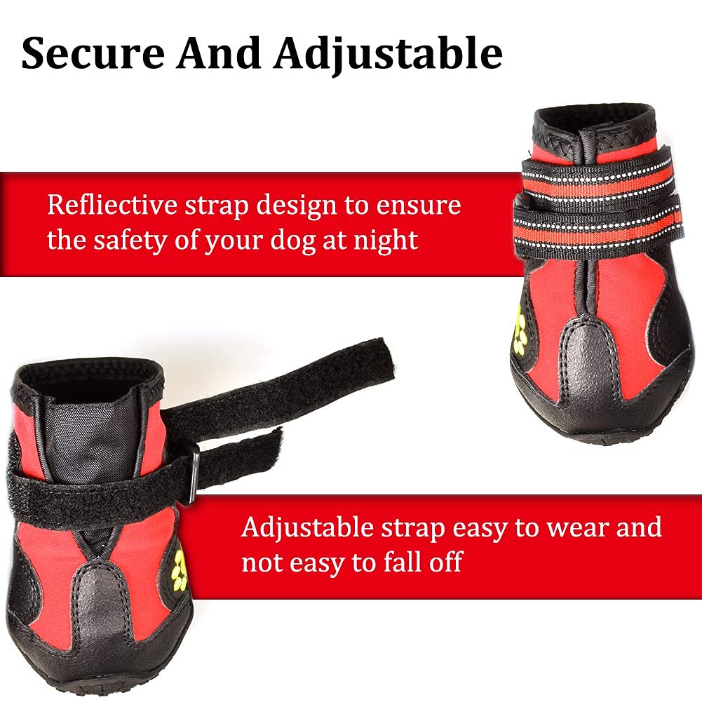 Bottes CovertSafe& chien: semelle rugueuse pour traction sur terrain humide.