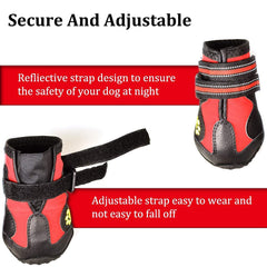 Bottes CovertSafe& chien: semelle rugueuse pour traction sur terrain humide.