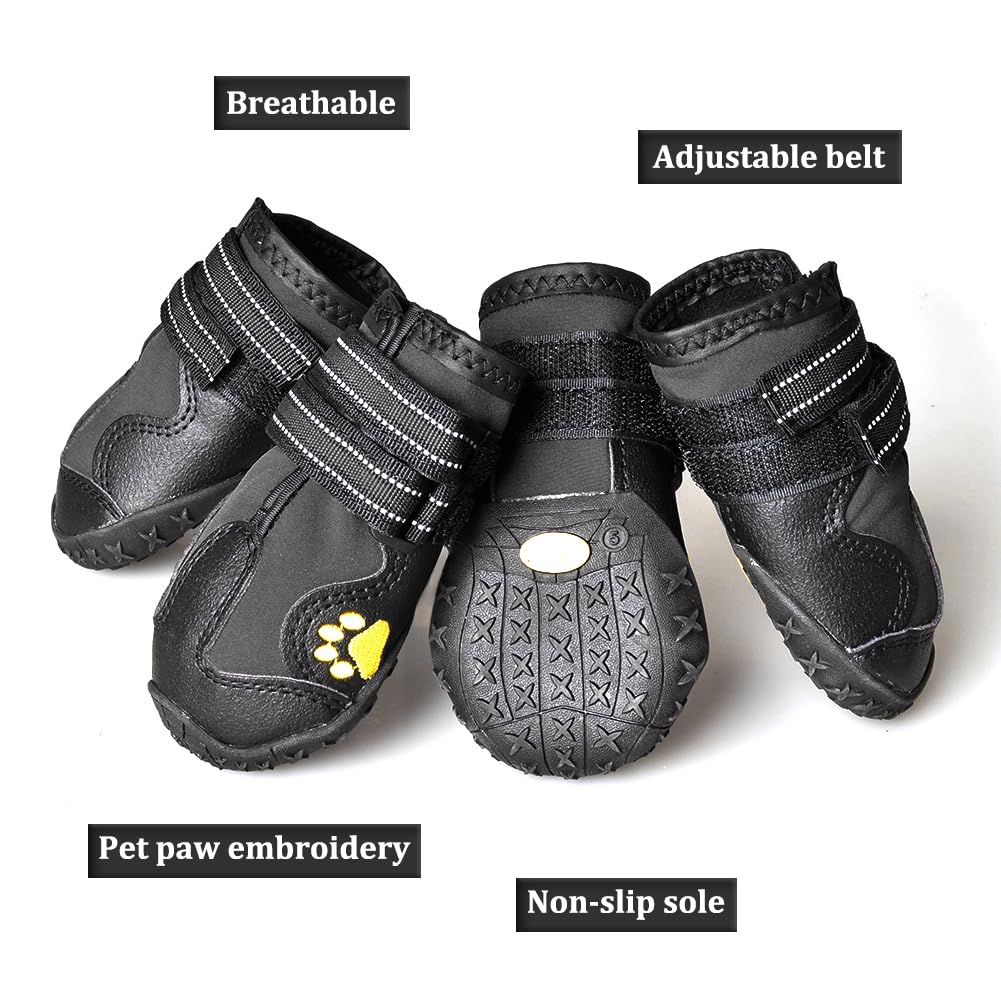 CovertSafe& bottes pour chien, patte broderie mignonne, ajout esthétique et confort.