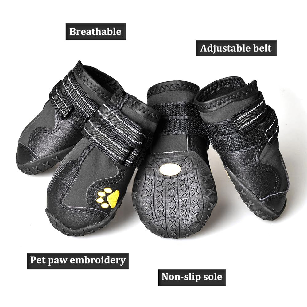 CovertSafe& bottes pour chien, patte broderie mignonne, ajout esthétique et confort.