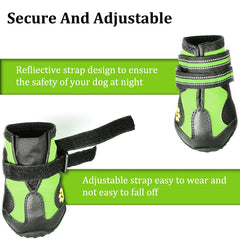 CovertSafe& chaussures chien sécurité nocturne avec sangles réfléchissantes.
