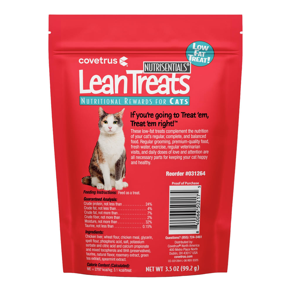 Covetrus Nutrisential Lean Treats, bouchées petites, faciles à mâcher, adaptées à tous âges.