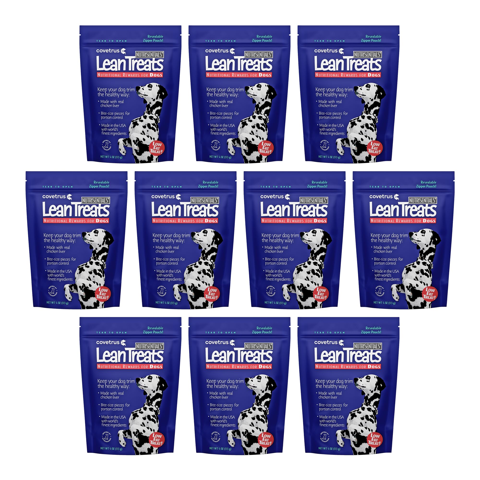 Nutrisential Lean Treats Covetrus bouchées poulet moelleuses pour grands chiens, texture douce