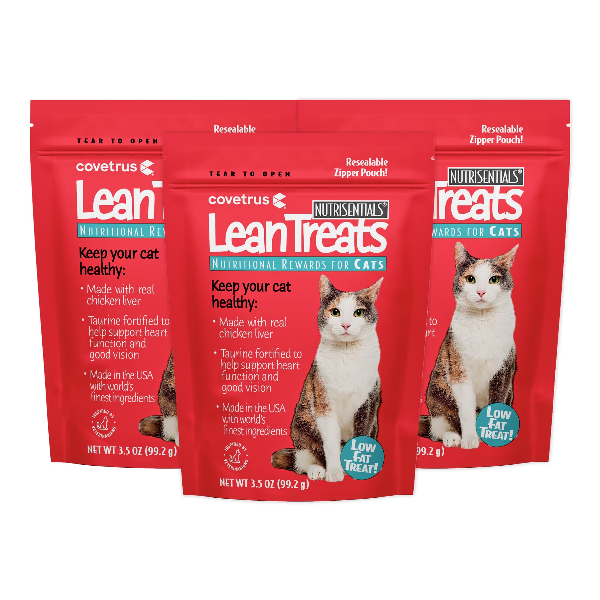 Covetrus Nutrisential Lean Treats, morceaux sans peau de poulet au goût authentique.