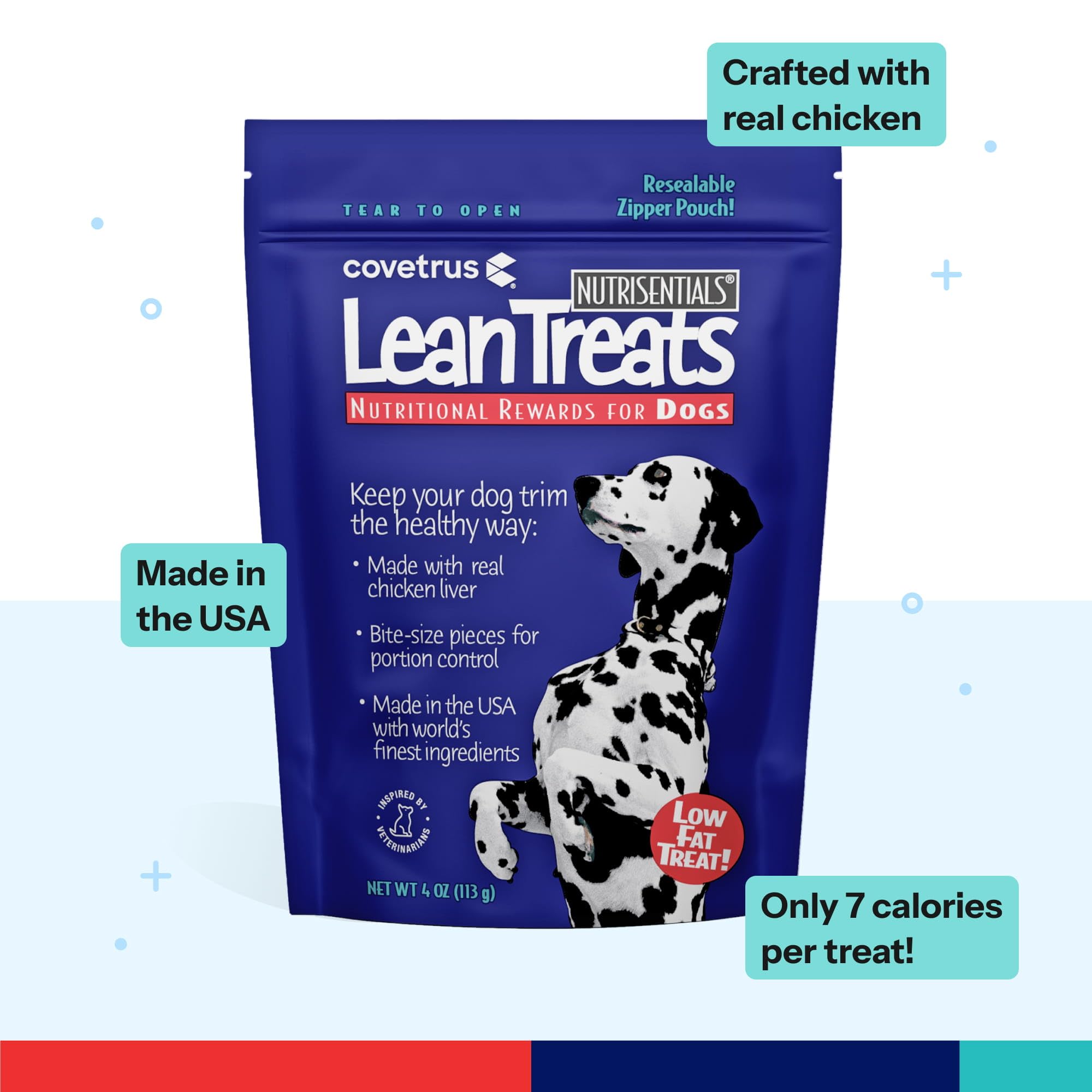 Nutrisential Lean Treats Covetrus fabriquée aux États-Unis, friandises de qualité