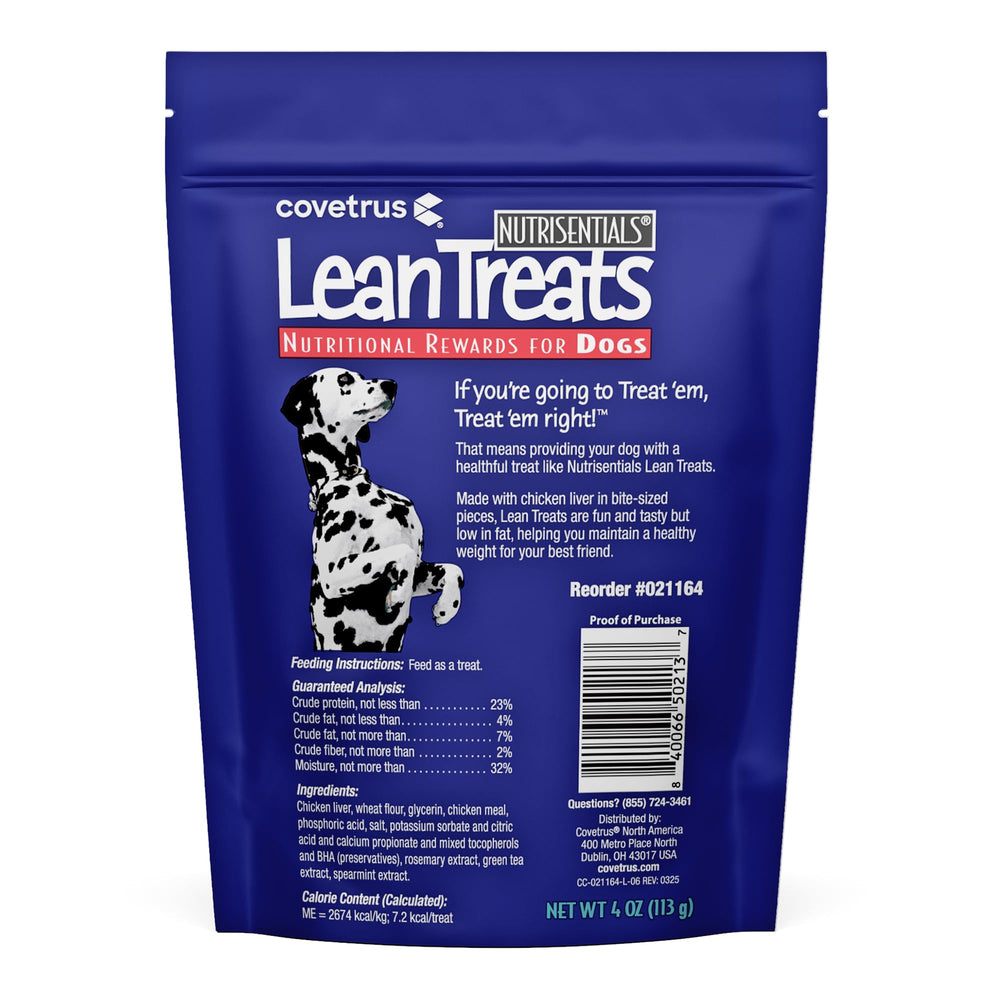 Covetrus Nutrisential friandises maigres, texture douce, faciles à mâcher pour chiens de toutes tailles.