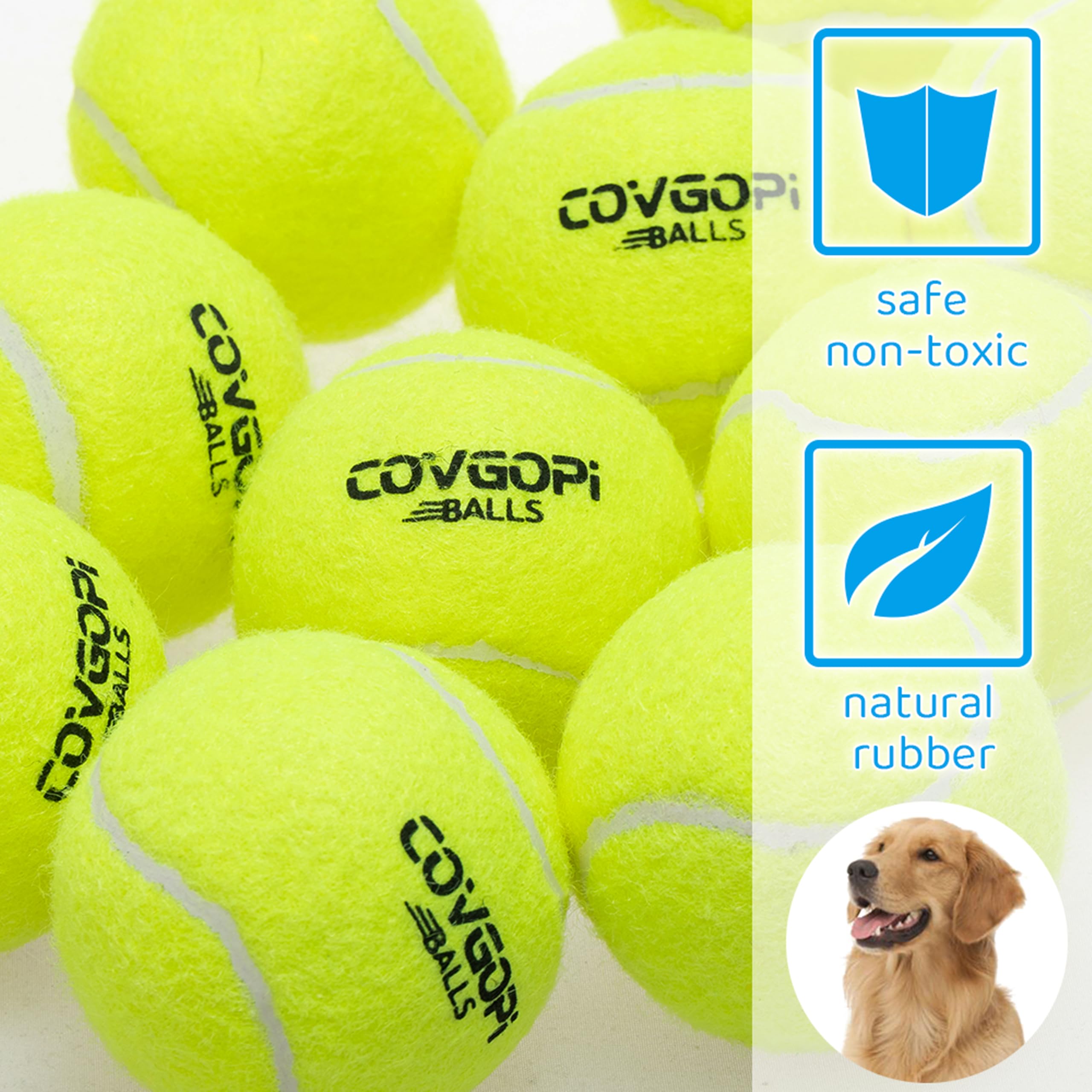 covgopi balle tennis chien entraînement en plein air, énergie dépensée
