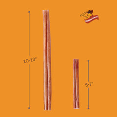 Cowdog Chews Bâton Bully Boeuf digestible, favorise une mastication sûre et durable.