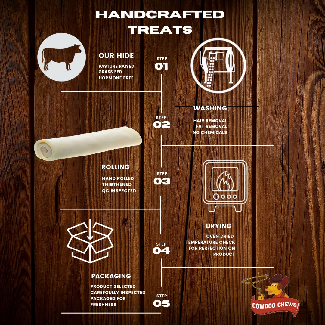Cowdog Chews lot pratique, 18 pièces pour sessions de jeu à la maison.