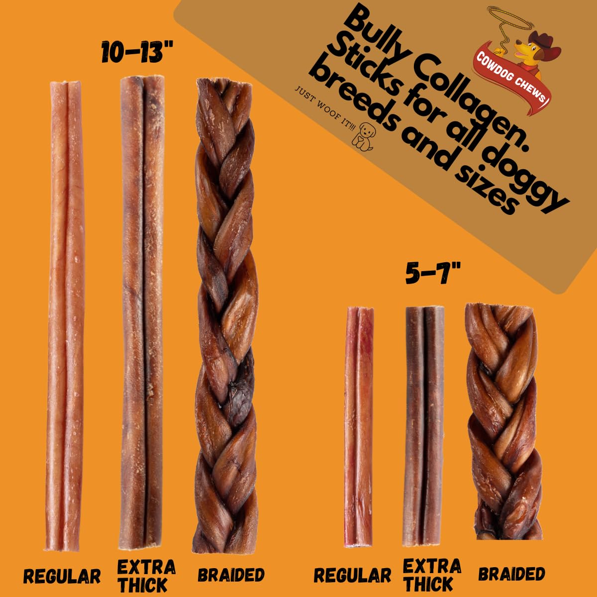 Cowdog Chews paquet 5 pièces — pratique et prêt à servir