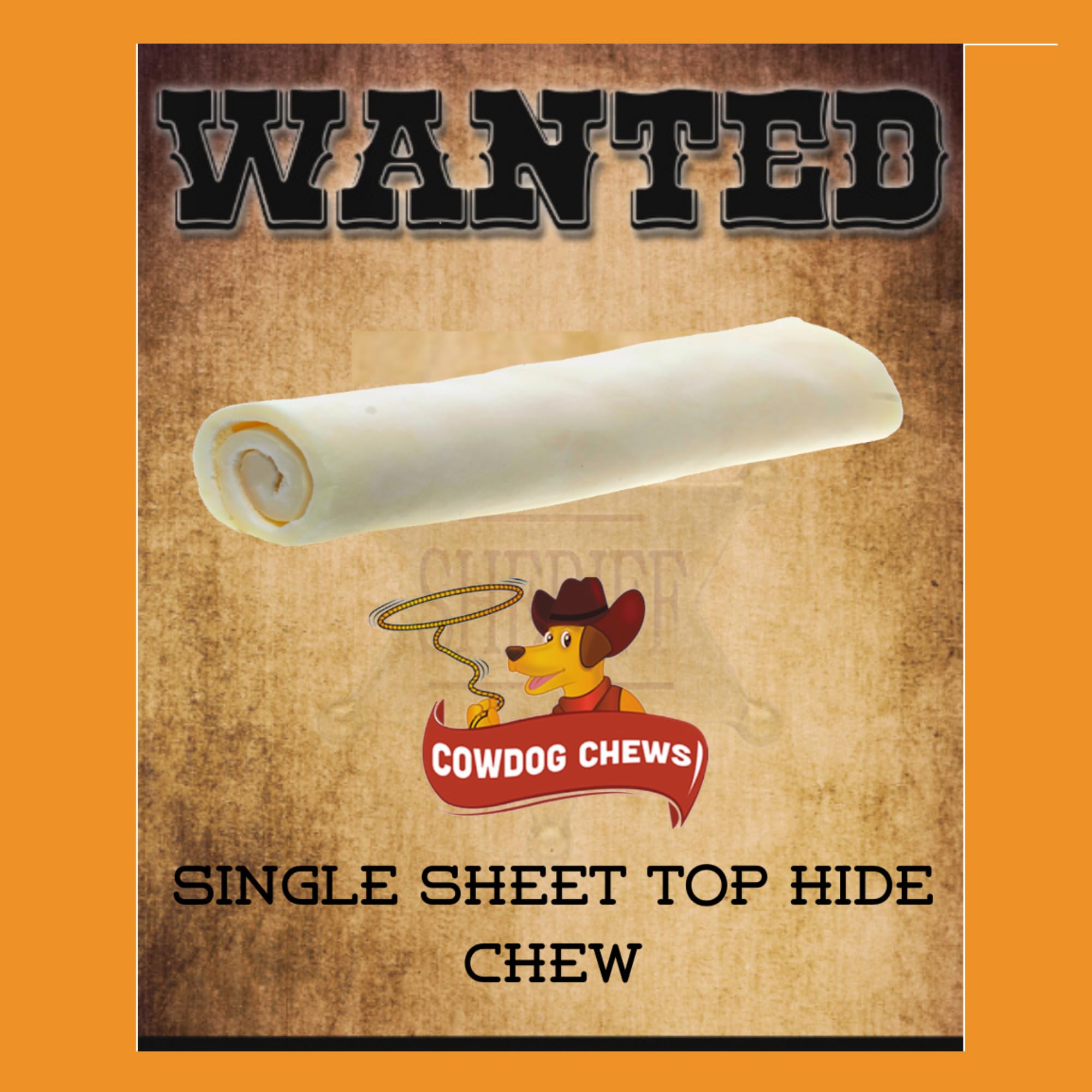 Cowdog Chews Beefhide Roll – utilisation ciblée pour les dents et la mastication.