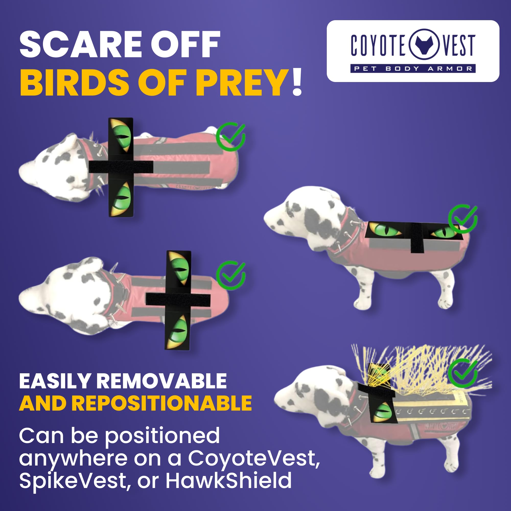 CoyoteVest HawkEyes: matériau léger pour un confort durable.
