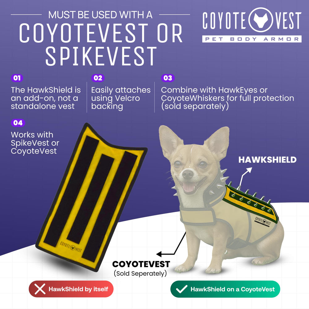 HawkShield couleur fluо améliore la visibilité en extérieur.
