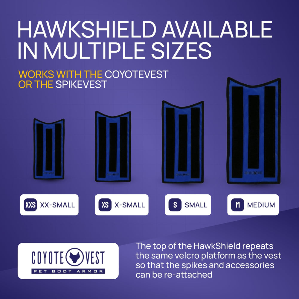 Note: HawkShield non disponible pour grands chiens.