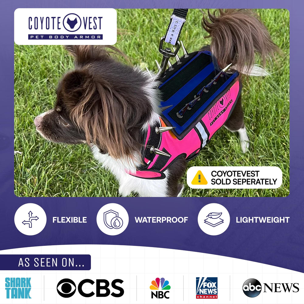 HawkShield taille moyenne adaptée au harnais pour chien moyen.