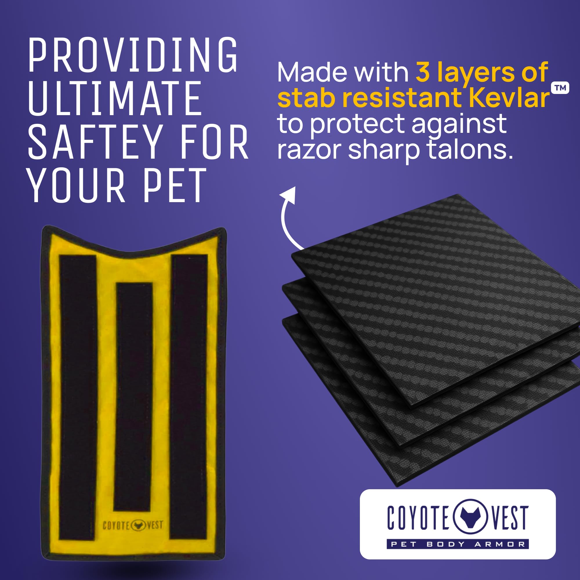 HawkShield pour promenades, entraînements et camping, avec protection supplémentaire.