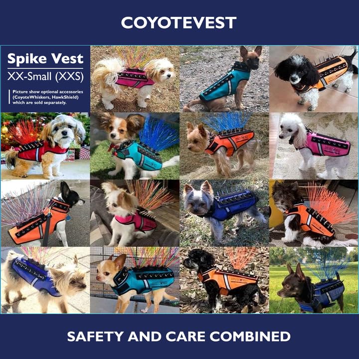 CoyoteVest SpikeVest, guide des tailles clair pour choisir.