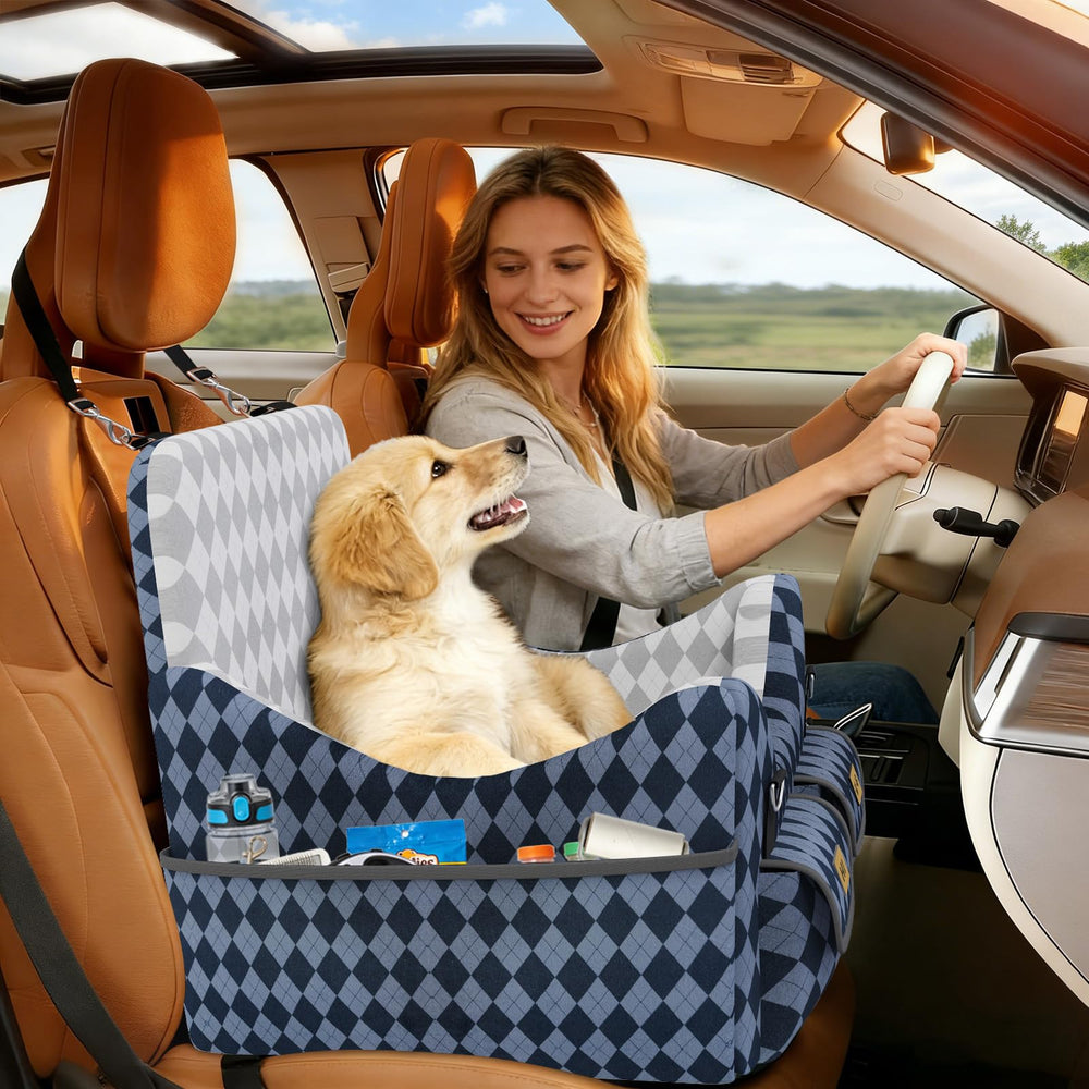 COZEER siège-auto chien-face-inverse-confort pour saisons différentes