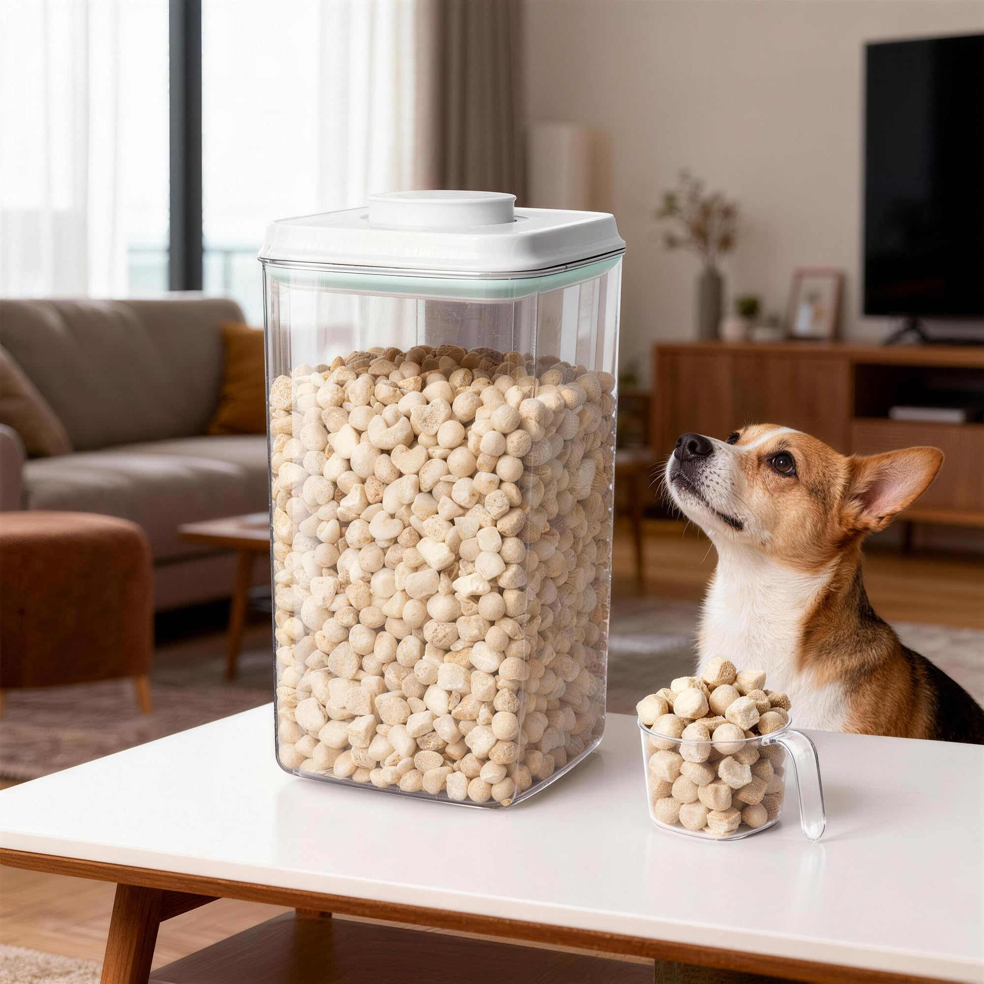 Capacité totale de 8L en duo, pratique pour deux animaux.