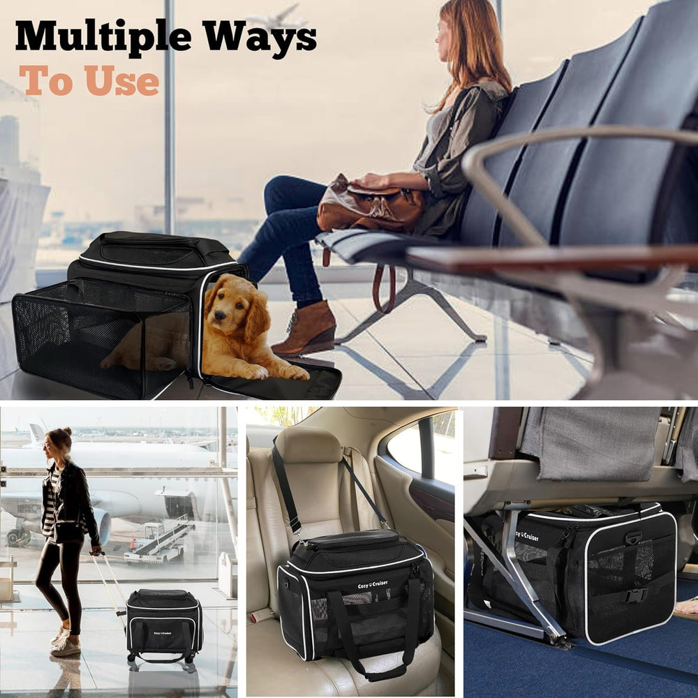 Cozy Cruiser transporteur-animal maillage ventilé favorisant l'air frais.