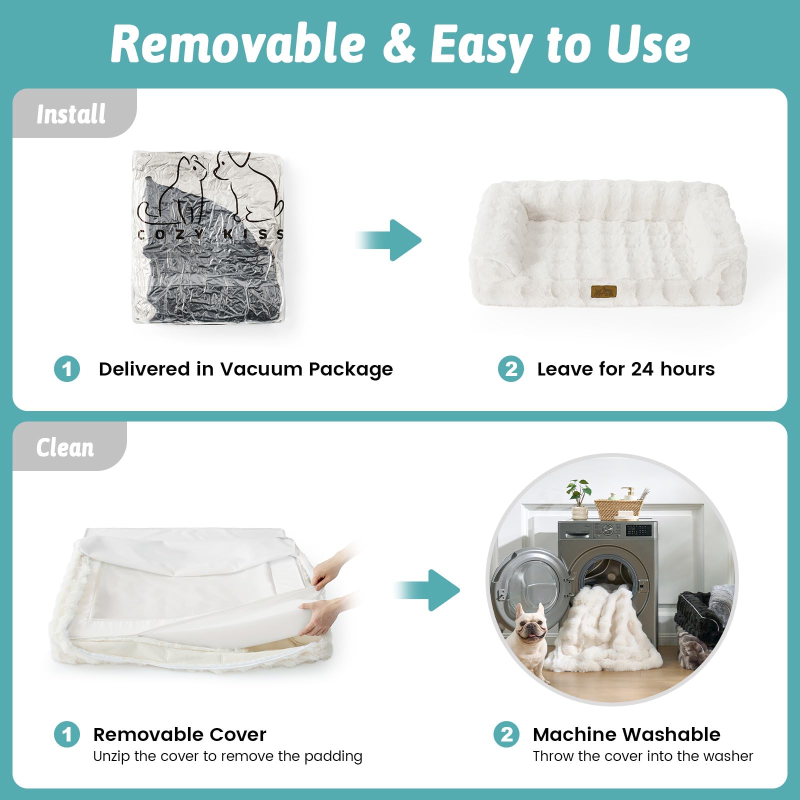 Assemblage rapide COZY KISS permet usage intérieur et extérieur