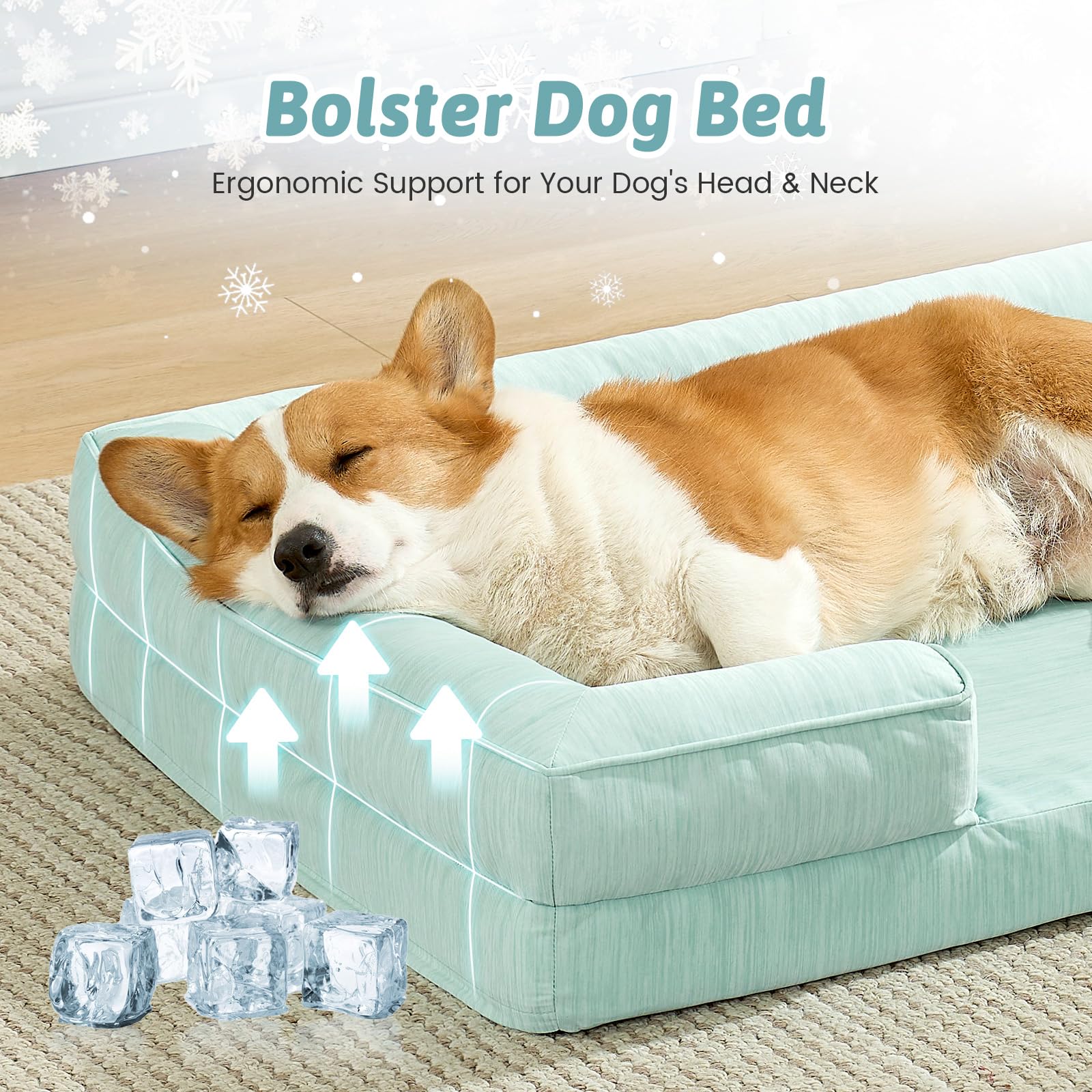 COZY KISS coussin-dorsal-orthopedique: soutien articulaire durable