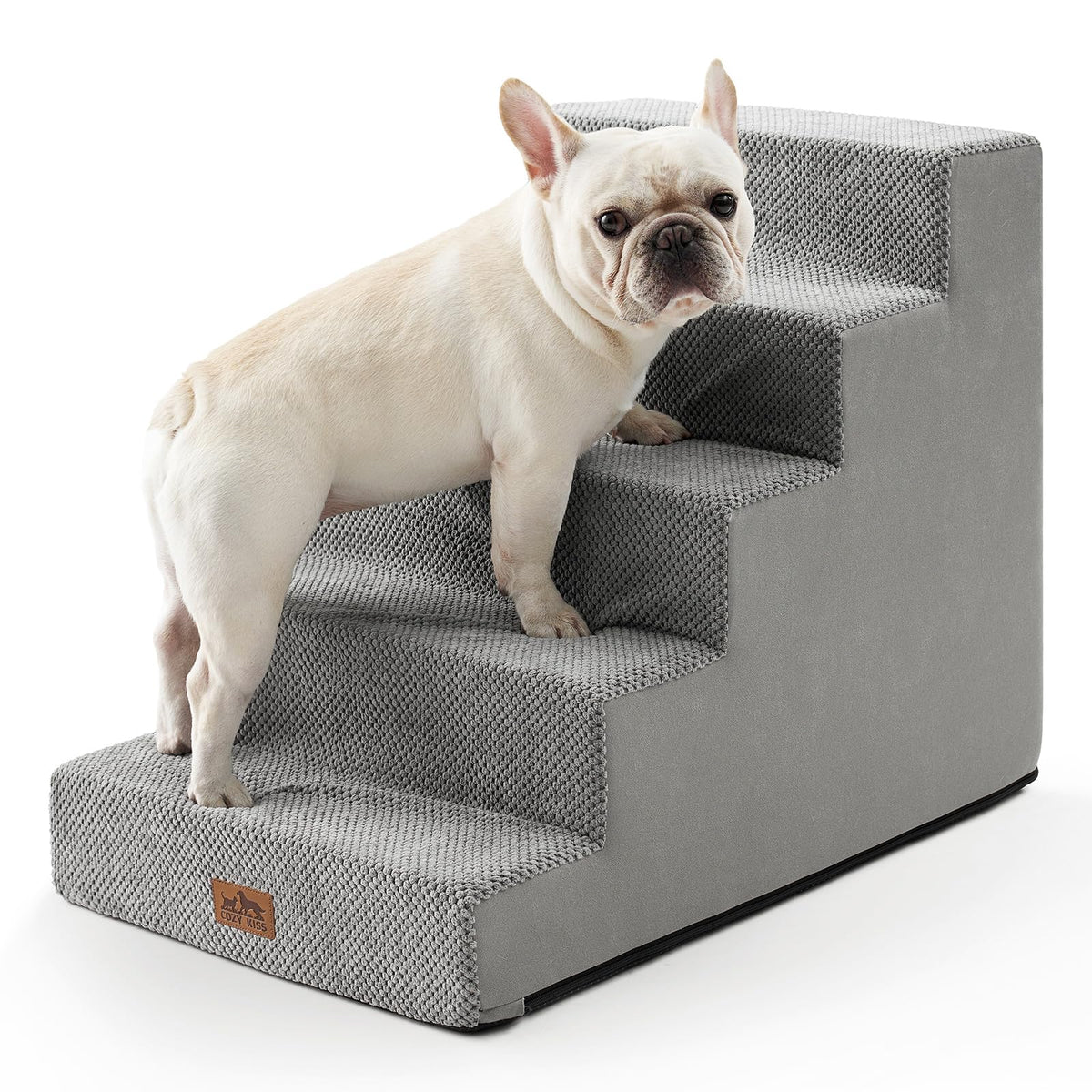 COZY KISS Escaliers pour chien: marche élargie et stable pour petites et moyennes races.
