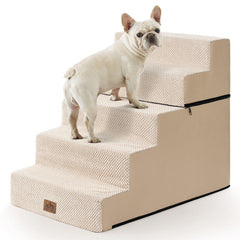COZY KISS escalier chien 5 niveaux, stabilité accrue pour petits chiens