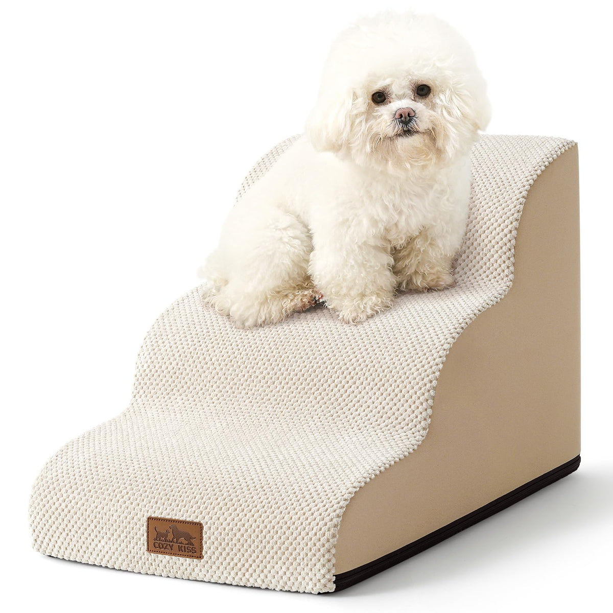 COZY KISS Escalier chien petit face – confort pour monter sur le canapé.