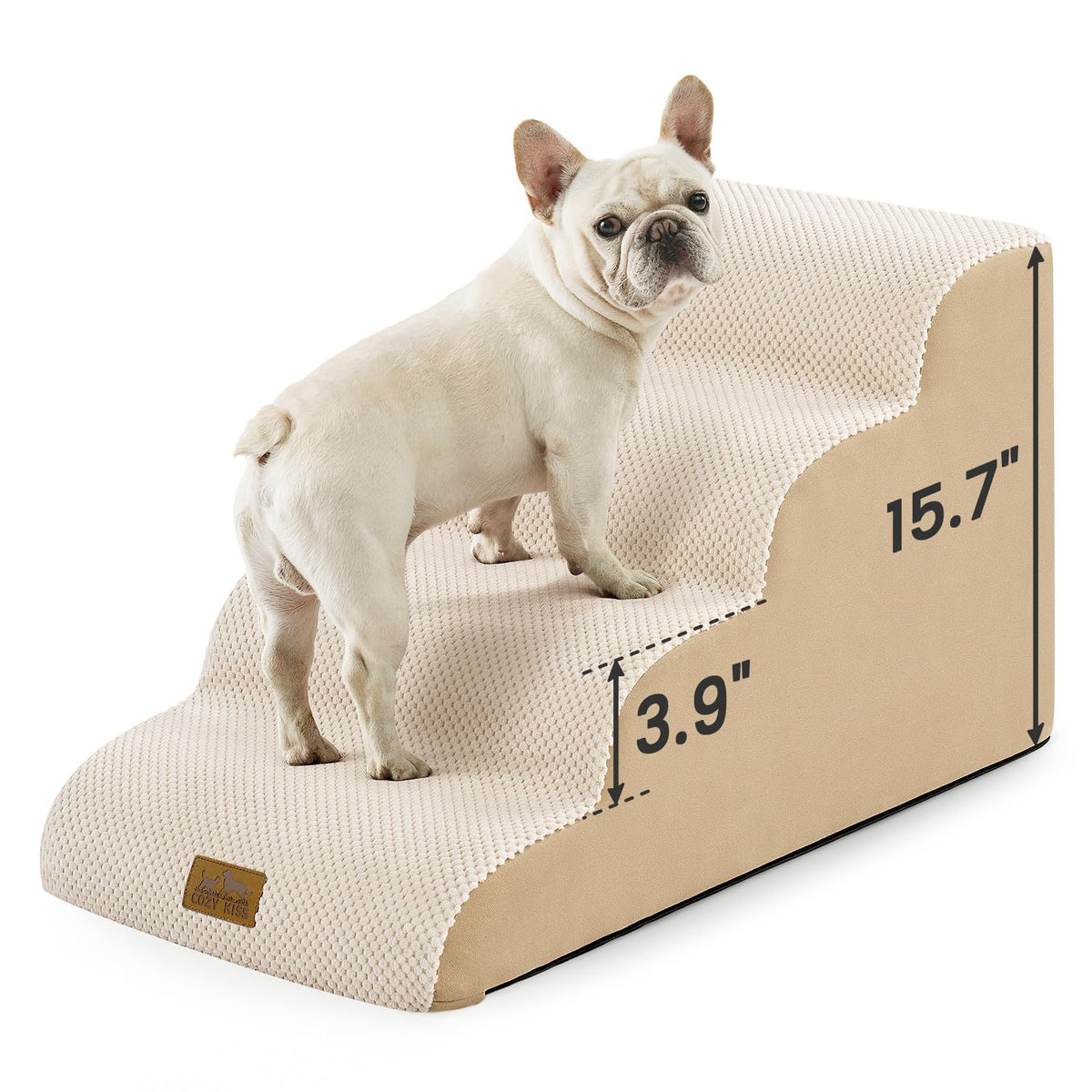 COZY KISS escalier pour chien Quatre Etapes lit-canapé — montée en douceur