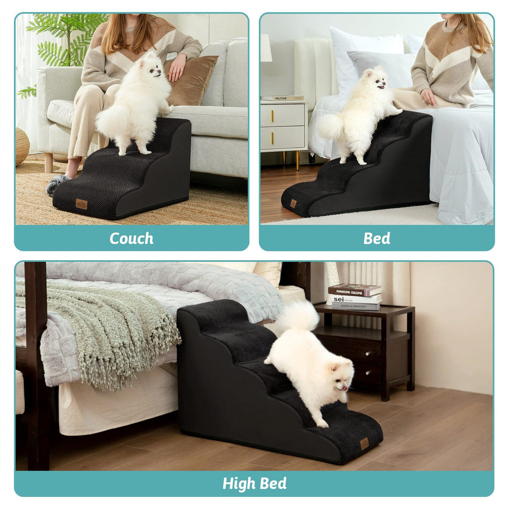 COZY KISS escalier chien surface imperméable, prêt pour les petits accidents.
