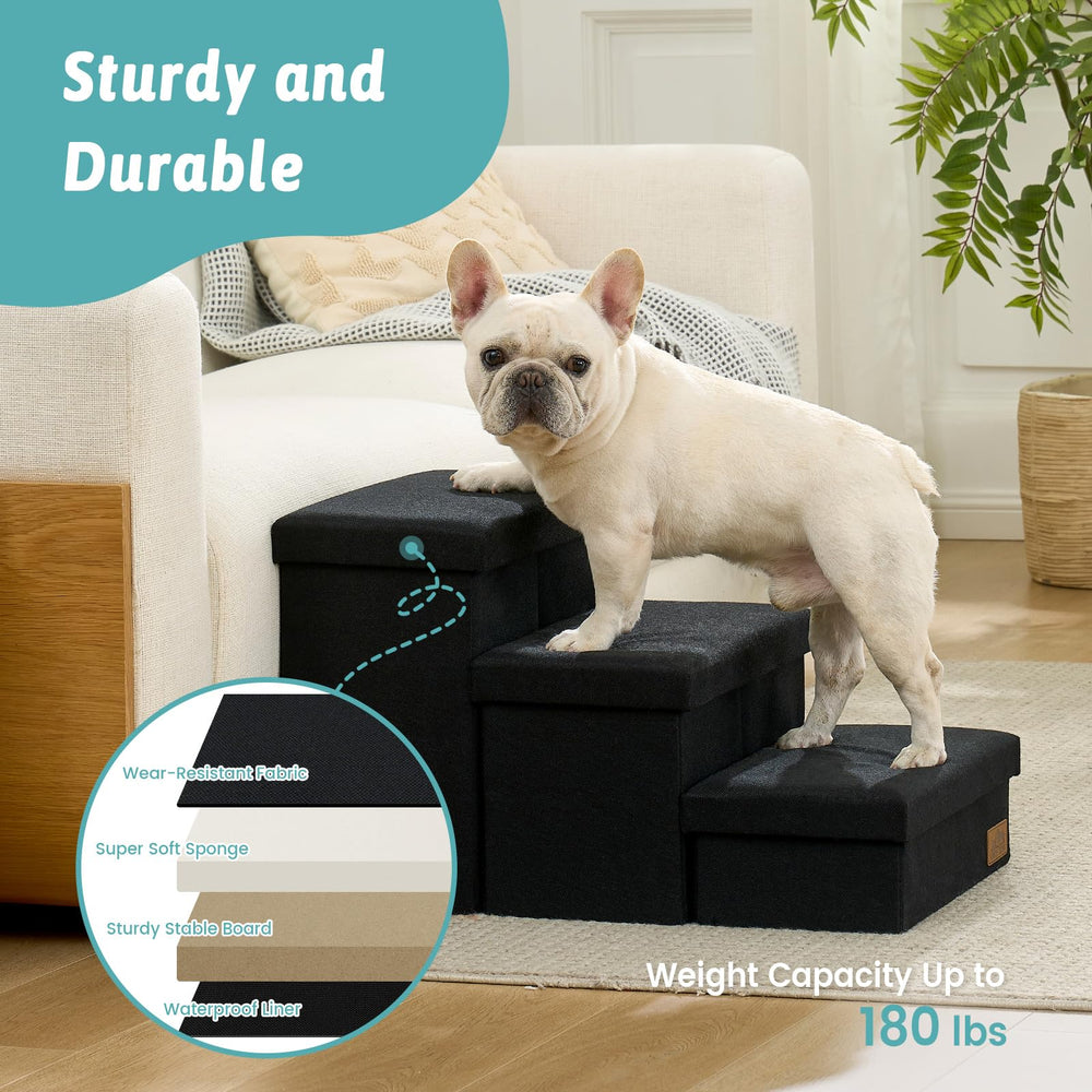 Cozy Kiss escaliers chien capacite-180-lb: convient pour les chiens de toutes tailles.