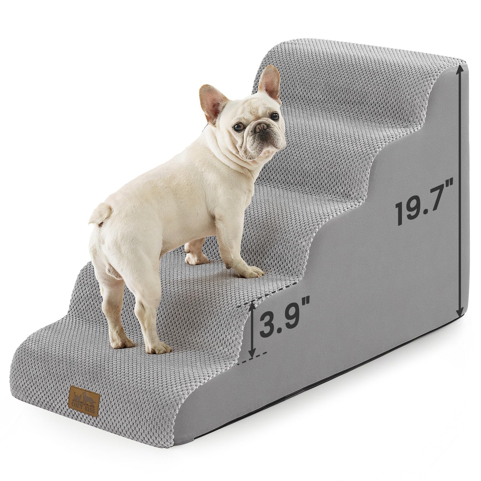 COZY KISS escaliers pour chien petit cinq etapes ouverts, démonstration générale.