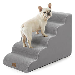 COZY KISS escaliers pour chien petit, design courbé facilitant l’accès au lit