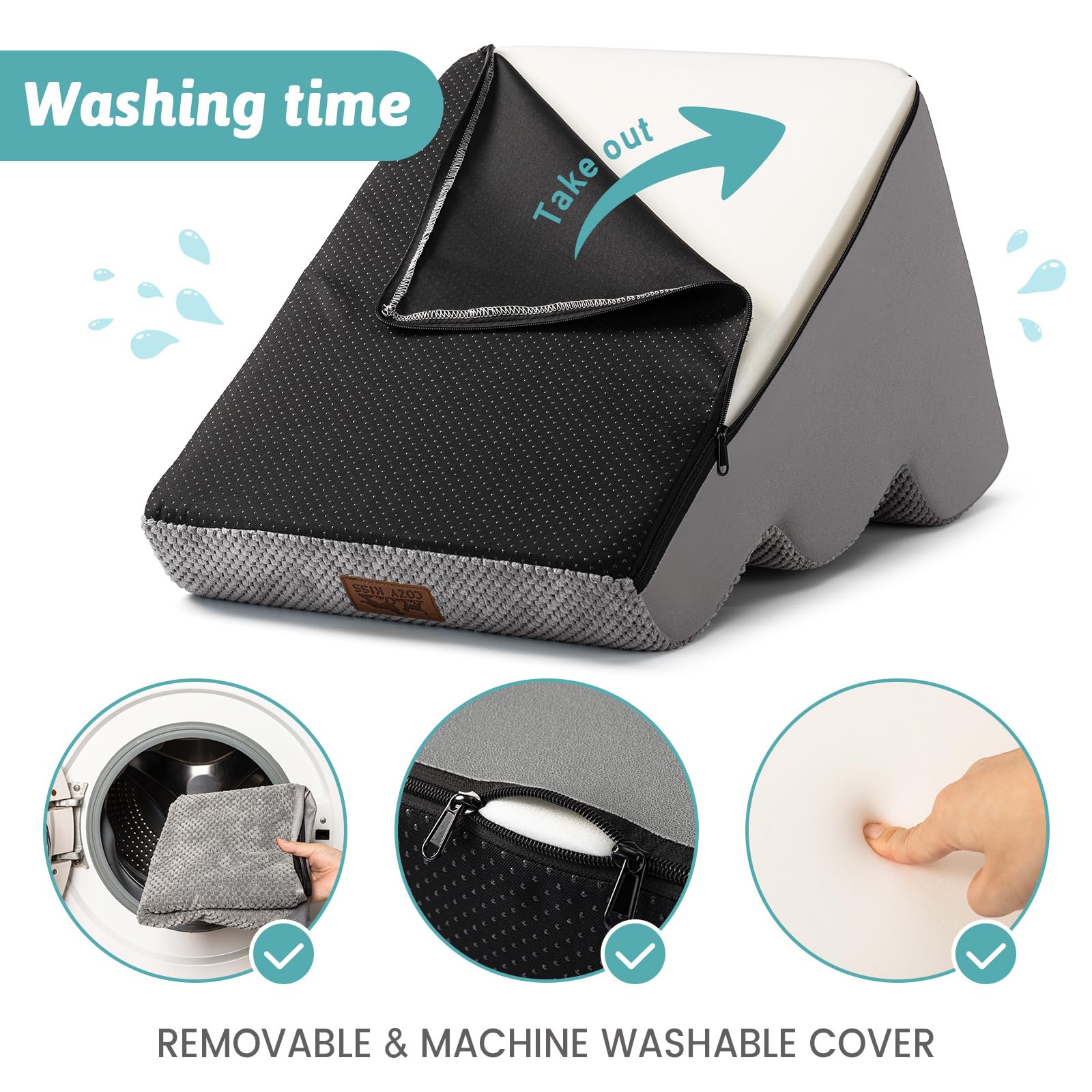 COZY KISS housse étanche amovible pour nettoyage rapide