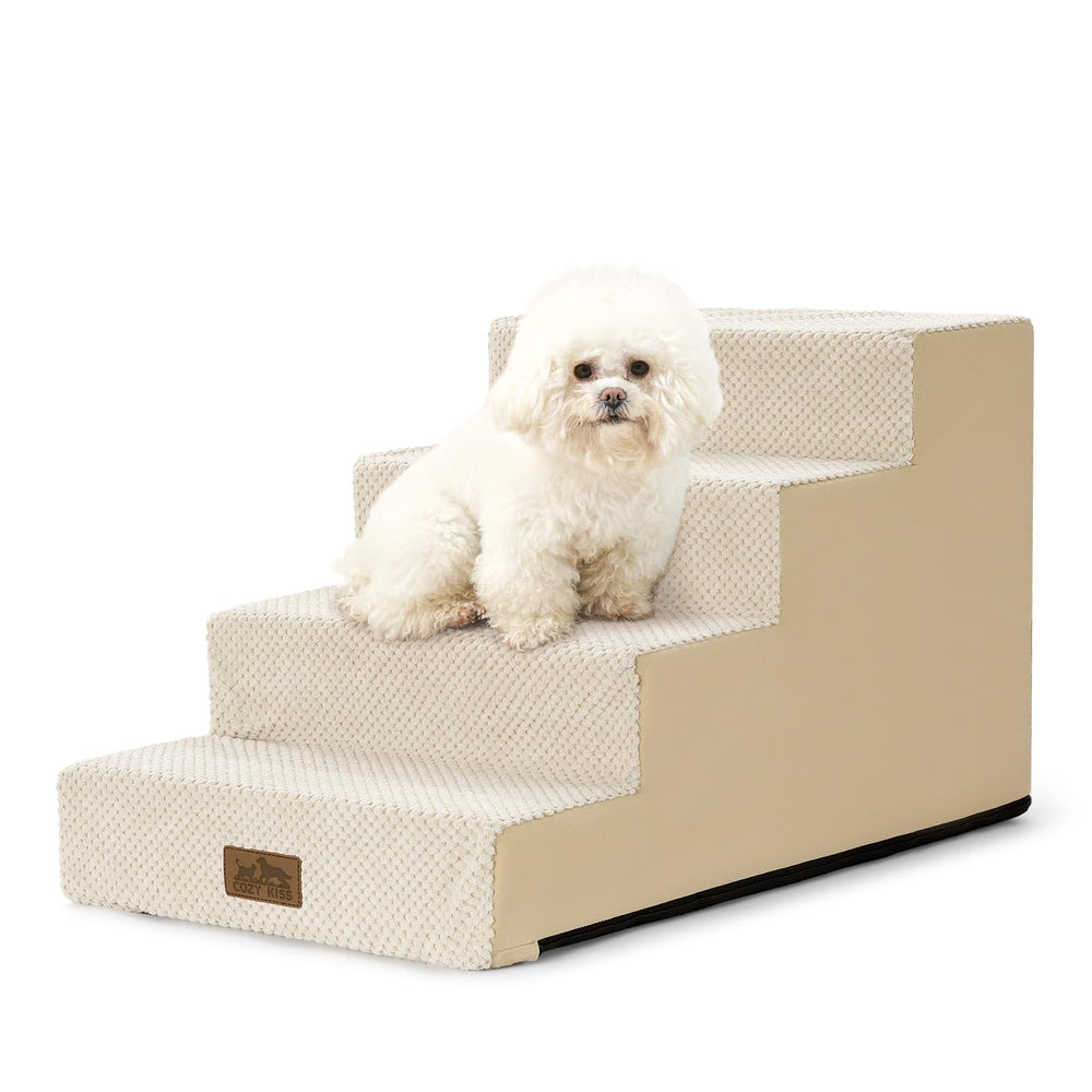 COZY KISS escaliers pour chien petit avec inclinaison douce pour montée sécurisée.