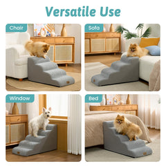 COZY KISS escaliers avec capacité maximale de 36 kilos pour petits et moyens chiens.
