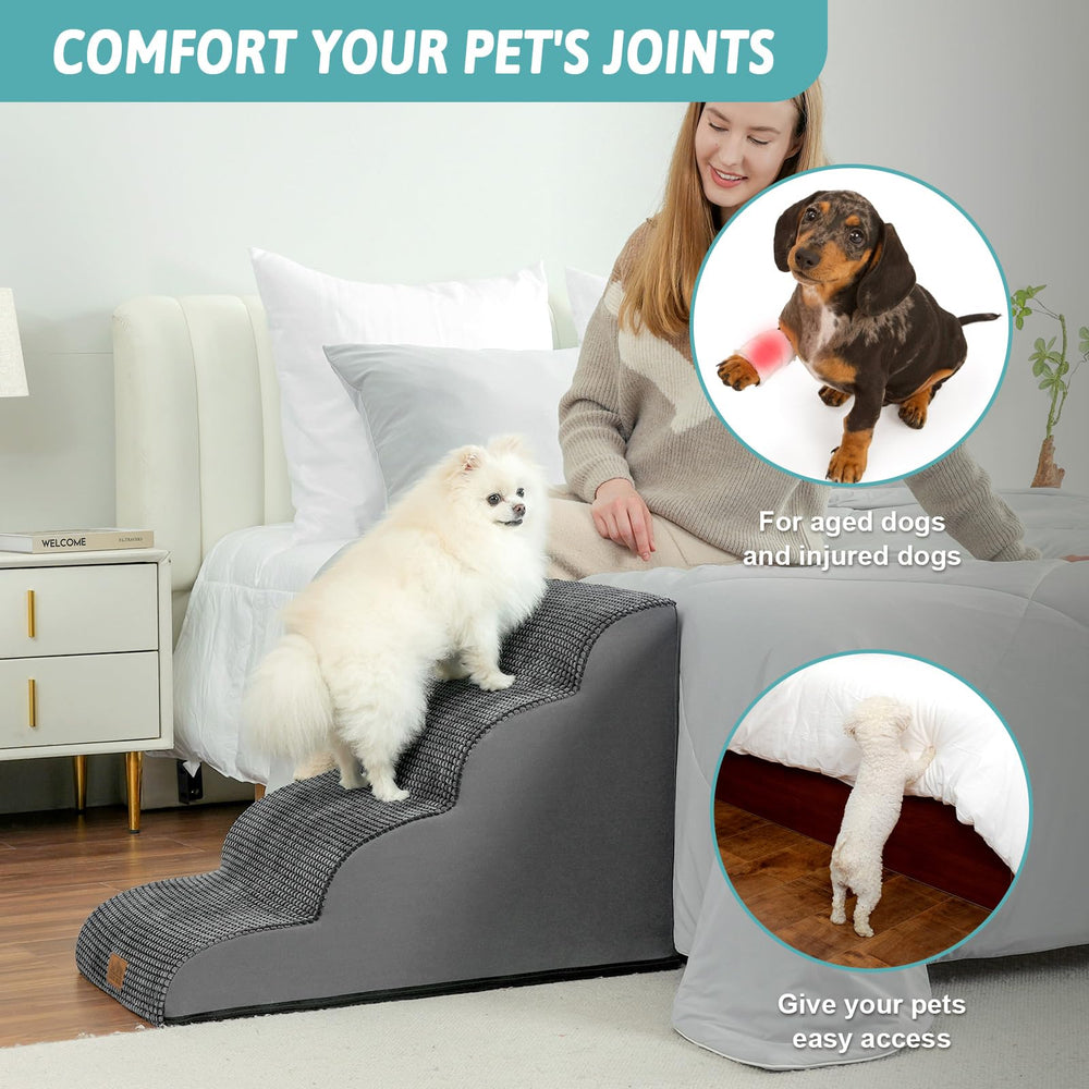 COZY KISS escaliers tissu velours cotele douceur, confort durable.