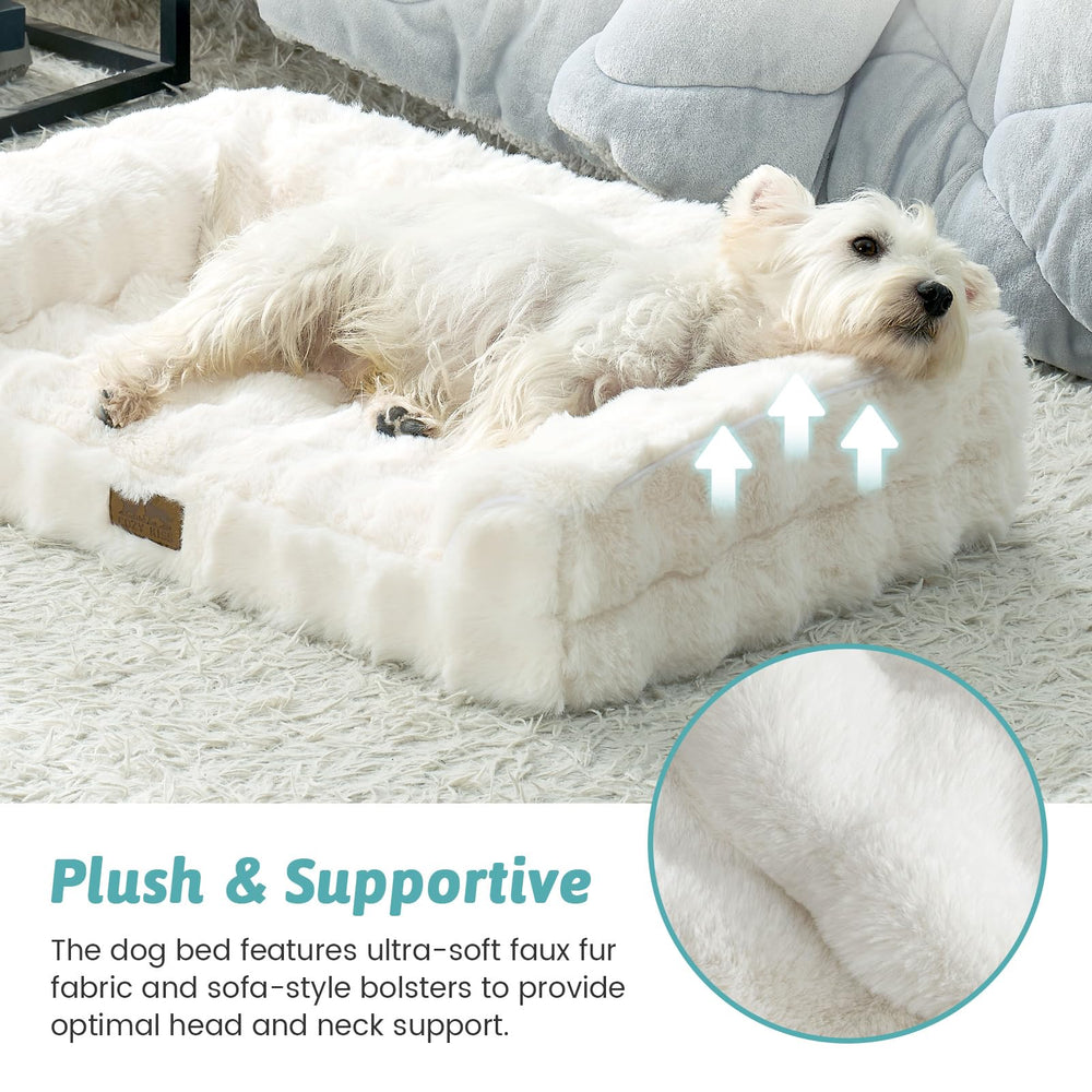 Fond anti-glisse COZY KISS stabilise le couchage du chien