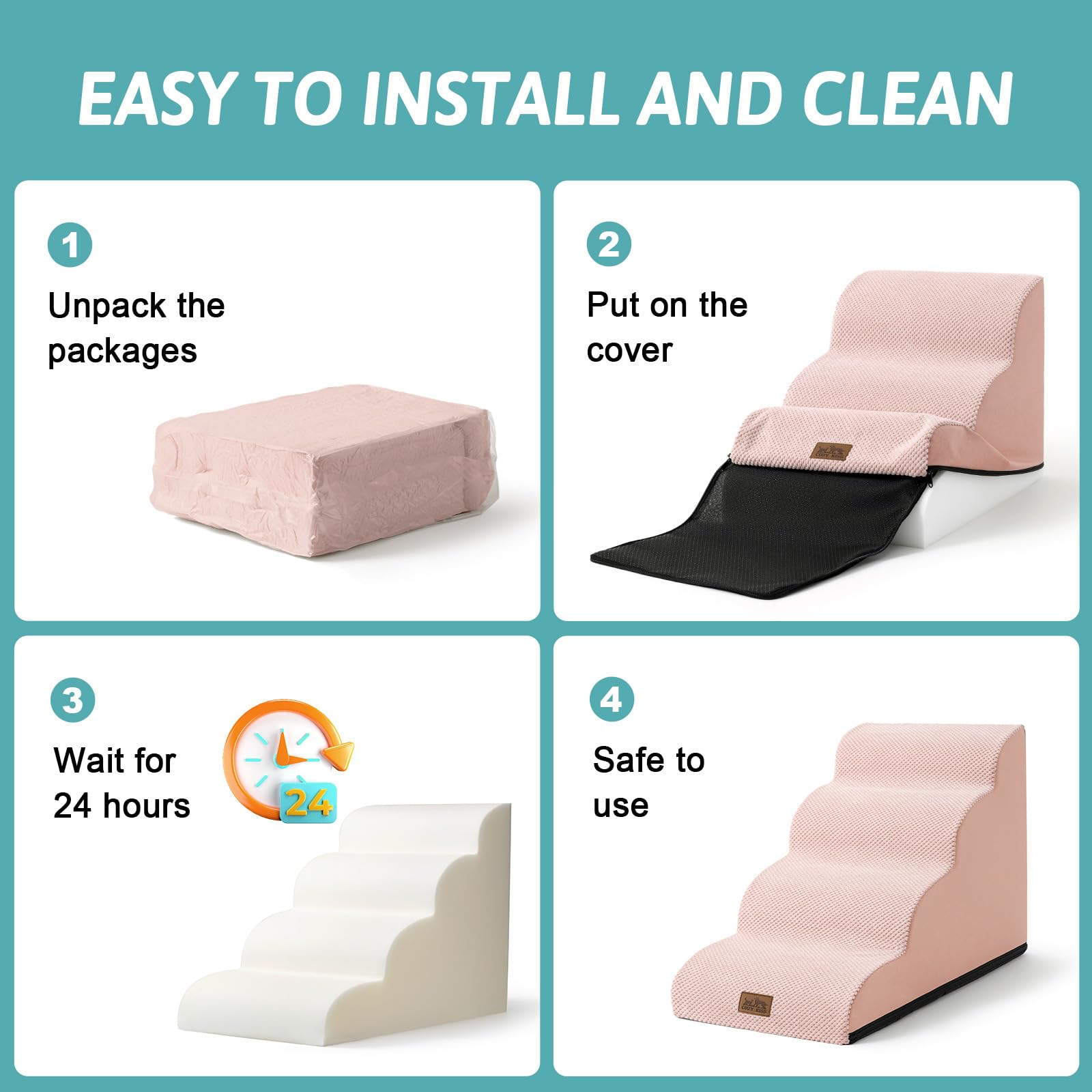 COZY KISS guide tailles: 2 à 5 niveaux selon le meuble.