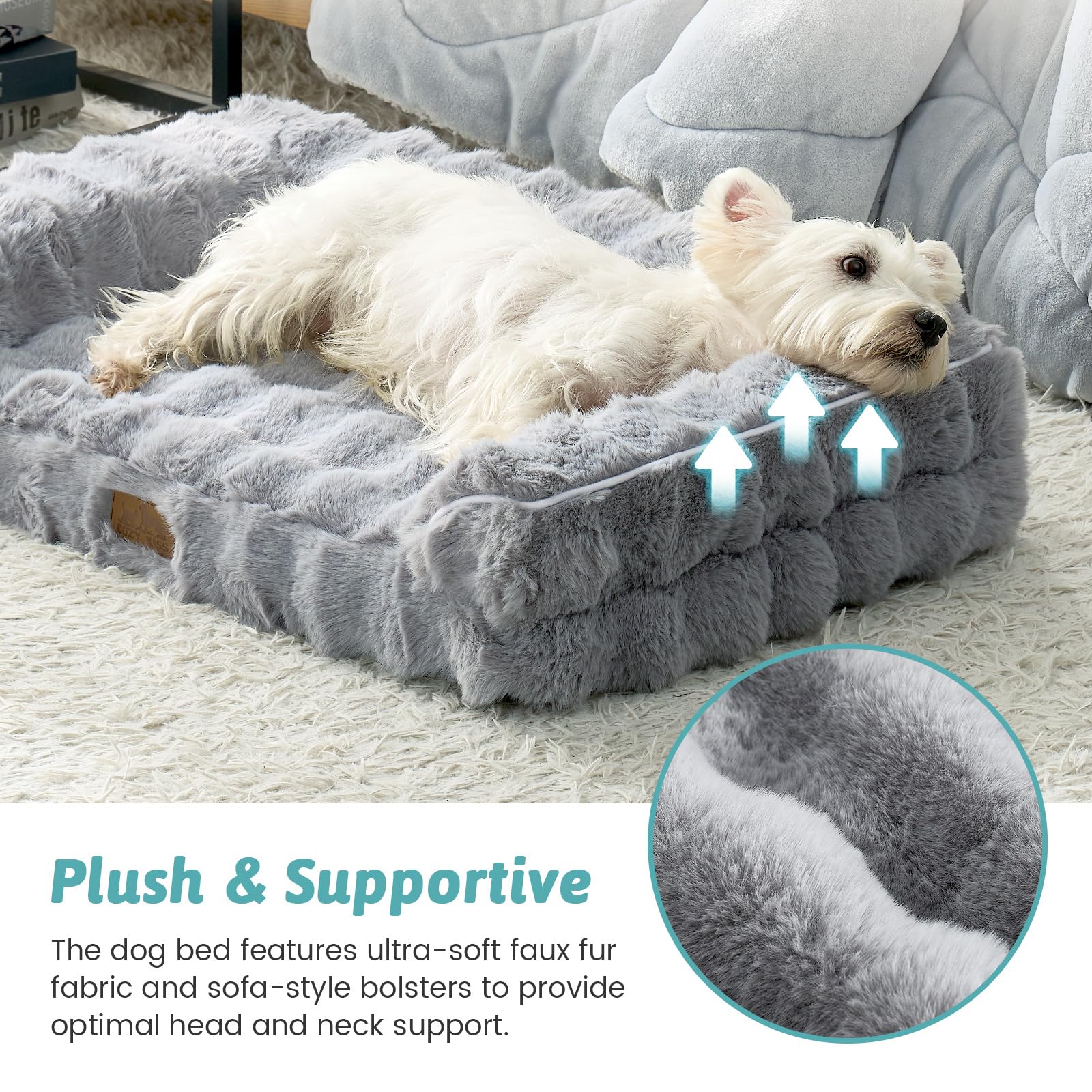 Housse extérieure lavable COZY KISS avec fermeture pratique.
