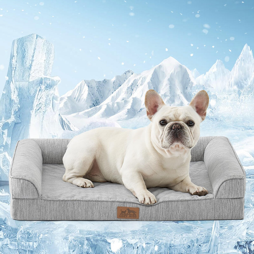 COZY KISS lit-chien-refroidissant, surface rafraîchie pour chien en été