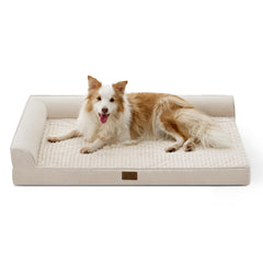 Lit orthopédique COZY KISS XL 44x32 pouces pour grand chien, soutien durable.