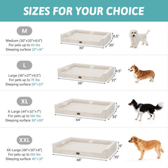 COZY KISS mousse œuf-creux pour chien XL, répartition du poids et confort soutenu.