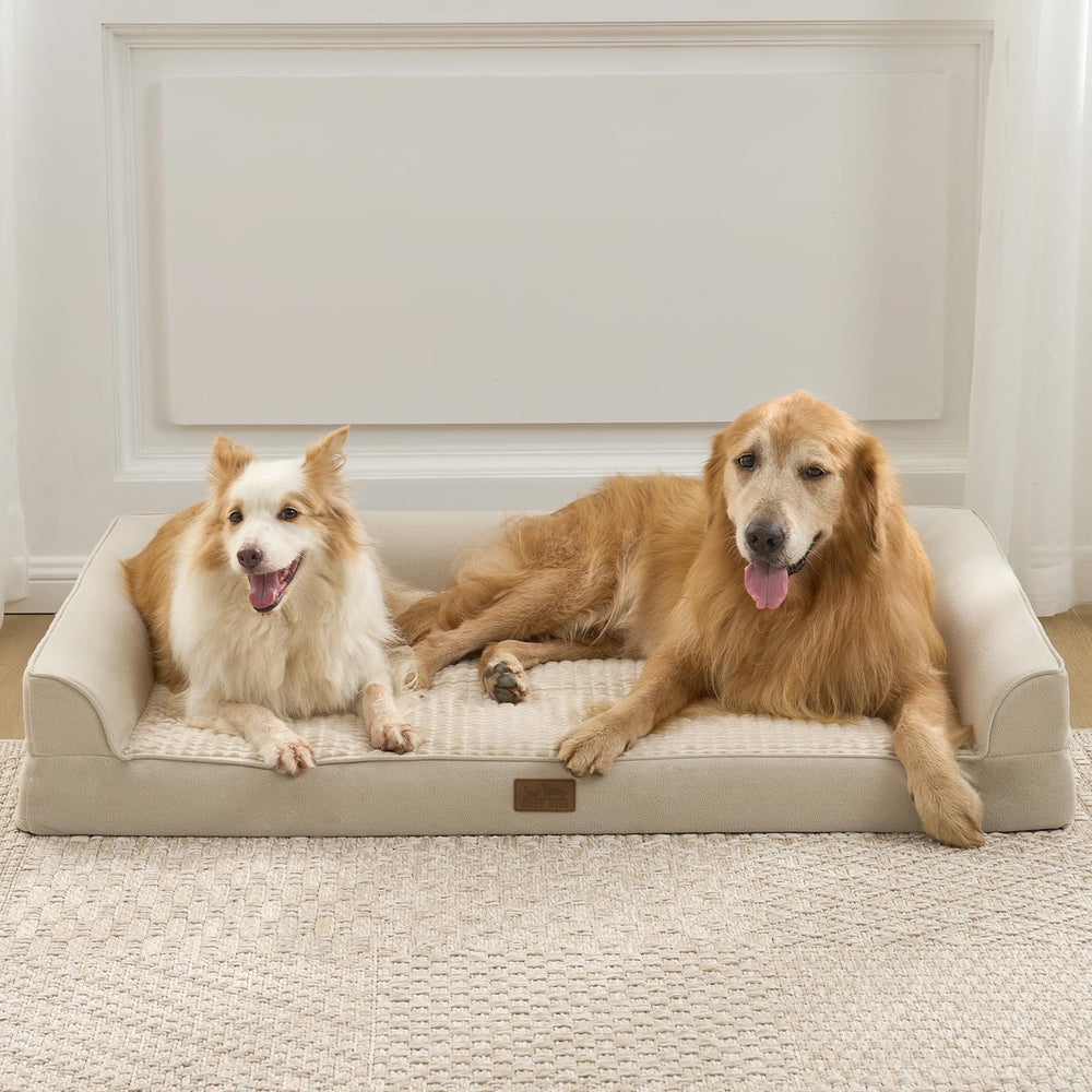 COZY KISS oreillers en forme U pour chien XL, soutien tête et cou sécurisant.
