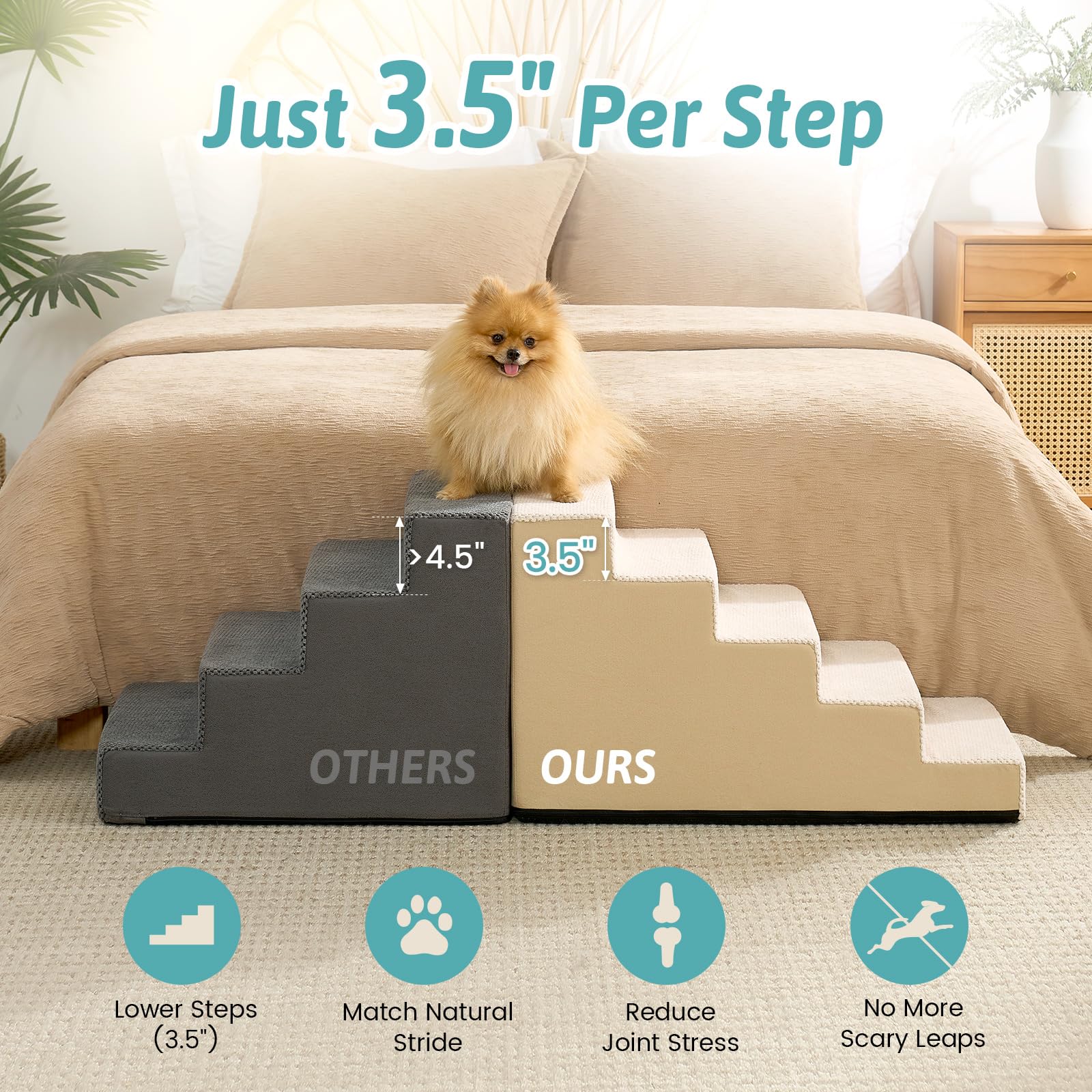 COZY KISS rampe droite — solution pratique pour chiens et chats