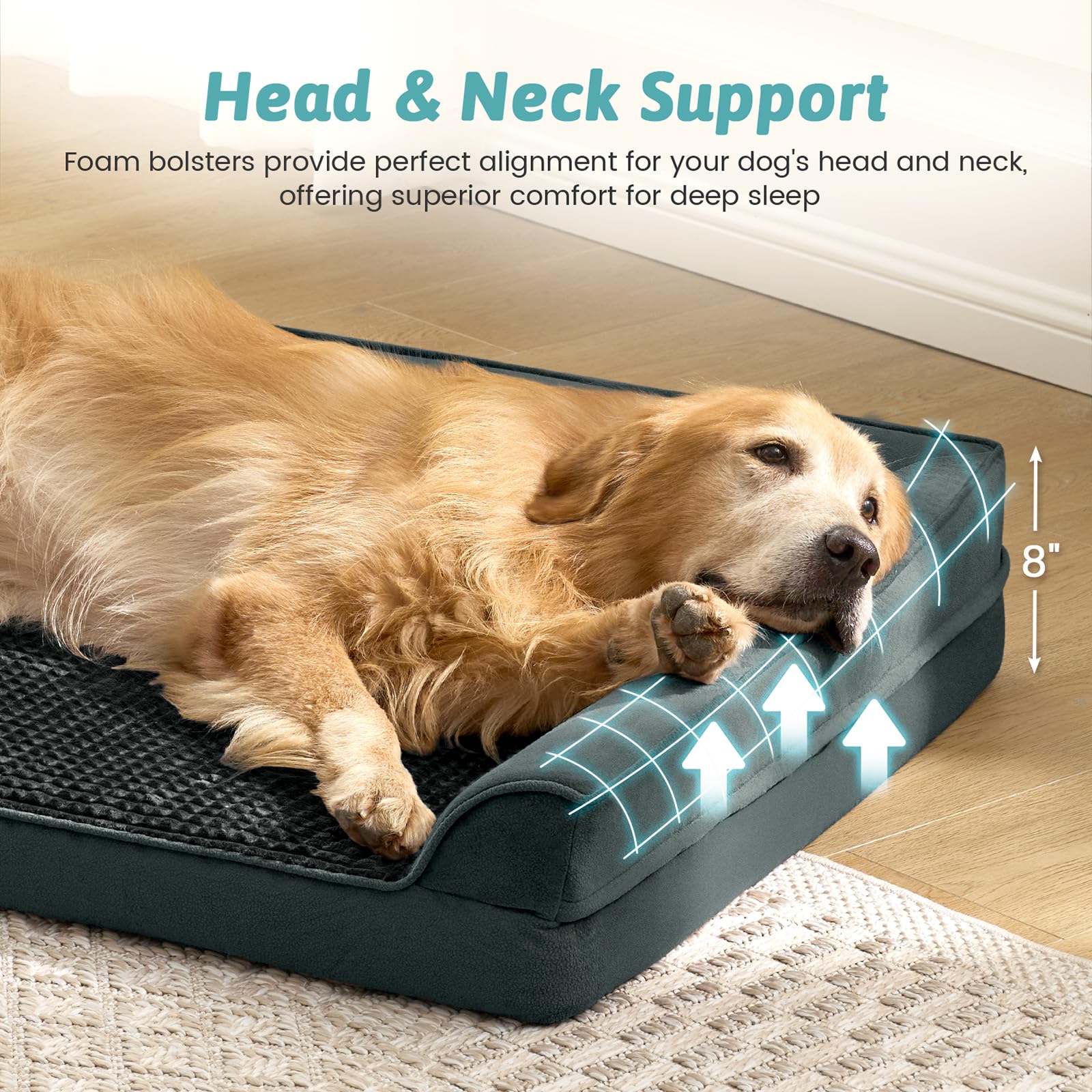 COZY KISS revêtement imperméable protège le matelas des liquides.