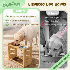 CozyLazy assiettes inox doubles, faciles à nettoyer après les repas.