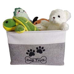 CPAKOWLGOO Panier-jouets-capacite-38x28x23: espace pour jouets d’un chien moyen.