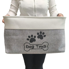Panier CPAKOWLGOO grand ouvert prêt à accueillir les jouets du chien